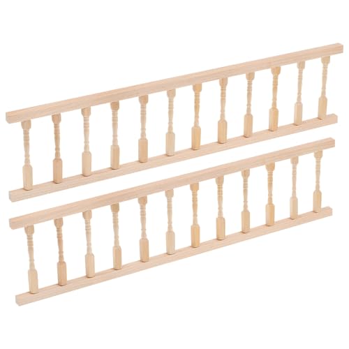 Accessoires de jeu de rôle balustrade bois pour maison poupée