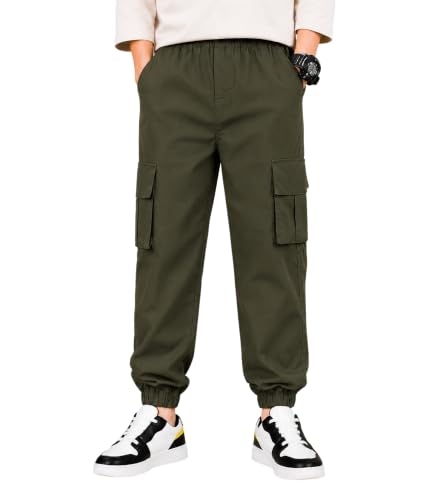 Image of TAGAS Boys Side Pocket Cargo Pant|| CargoPants|| Regular Slim Pant for Kids ||Relaxed Trouser ||Joggers Pant for Men ||Boy Loose Comfortable Cargos|