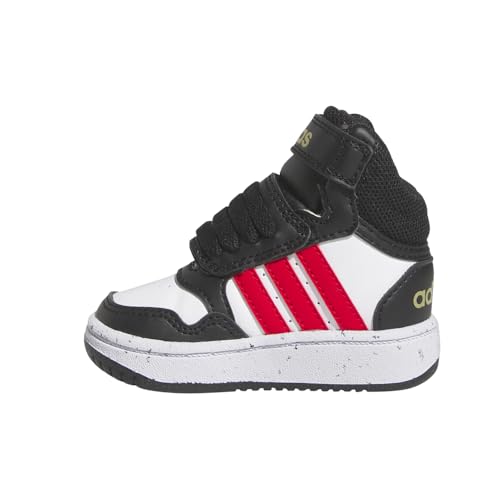 adidas Toddler Boys Hoops Mid 3.0 Basketball Sneakers Shoes - White3