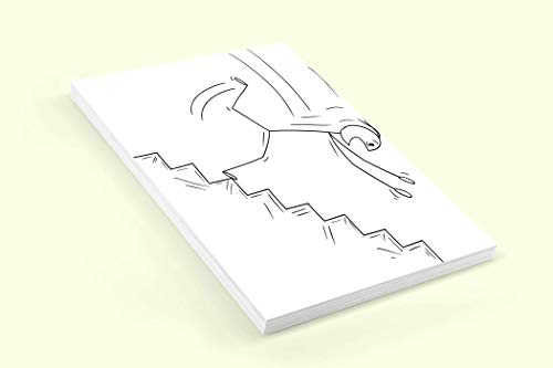 Debra Dale Designs - Made Right In The Usa - Blank Unruled Note Pads - Generous 8.5 X 11 Inches - Bright White - 13 Writing Pads - 50 Sheets Per Note Pad - 20# White Bond Paper Pad - Chipboard Backer #TOP6