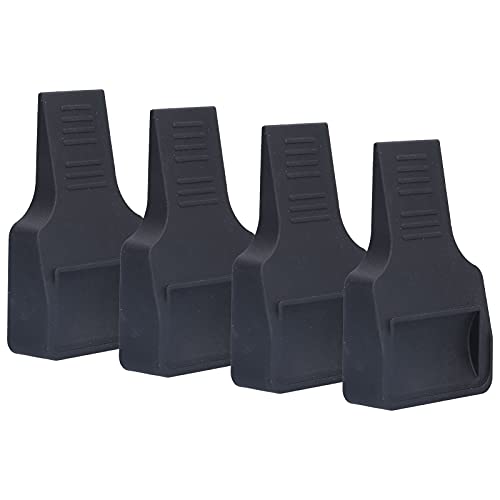 4 topes de Rueda U SD, Tazas para Muebles, calzos de Goma Resistentes para Ruedas con V, tapón Antideslizante para Puerta de sofá Cama para el hogar