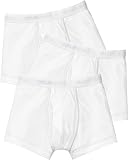 stroendberg Herren Boxershorts in Weiß, 3er Set, Bequeme Unterwäsche für Männer mit Feinripp-Struktur, Pants aus 100% Baumwolle, mit Zwickel, Eingriff & Komfort-Bund