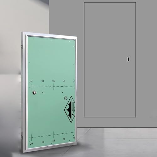 Puerta de acceso magnética para paneles de yeso, panel oculto de fontanería y calefacción, puertas de acceso galvanizadas para un fácil acceso al cable, solución de puerta oculta para renovación del