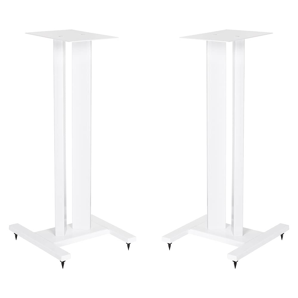 ELAC LS20 White Bookshelf Speaker Stands - Pair