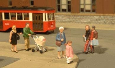 Spur 0 - Bachmann 6 Figuren Fußgänger Cover