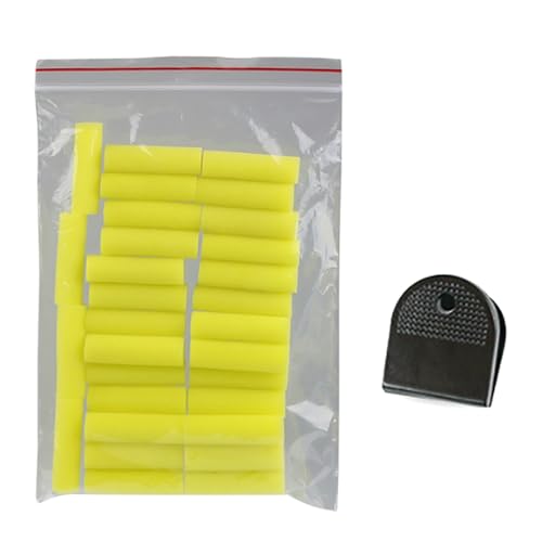 Fcnjsao Cylinder Table Tennis Glues Brush for Water-Base Glues Sponge Wipe Table Tennis Racket Sponge Wipe Brush Set