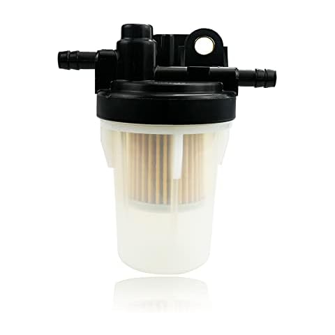 Tavaski 6A320-58862 Fuel Filter Assembly, for Kubota B2320 B2410 L2800 L3400 LX2610HSD M5640SU RTV-X1100CR RTV-X900G RTV900W Cover