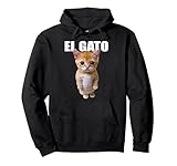 El Gato Meme Sad Crying Cat Munchkin Kitty Meme Trendy Pullover Hoodie