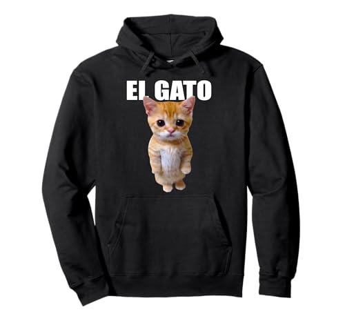 El Gato Meme Sad Crying Cat Munchkin Kitty Meme Trendy Pullover Hoodie