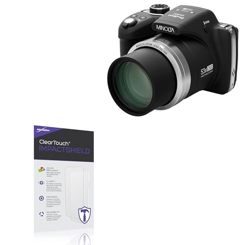 BoxWave Screen Protector Compatible with Minolta MN53Z - ClearTouch ImpactShield (2-Pack), Impenetrable Screen Protector Flexible Film