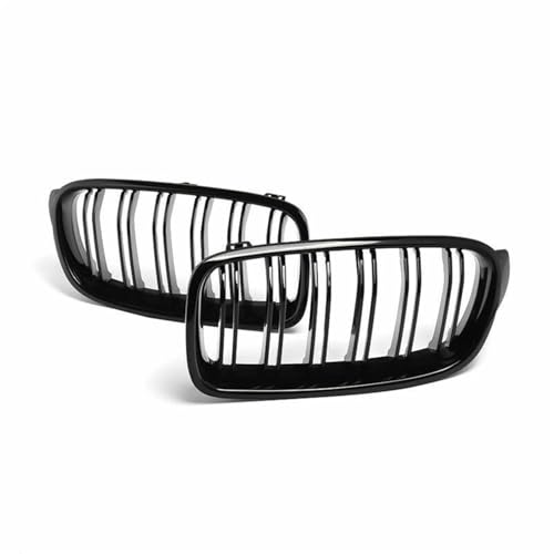 Calandre double lamelle style M4 pour BMW 3 Series F30 F31 F35 grille avant sport noir brillant