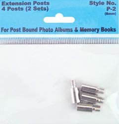 Pioneer Albums Bulk Buy Screw Post Extenders for Postbound Pioneer Albums 4 Posts Pack (2 Sets) P2 (6-Pack)6