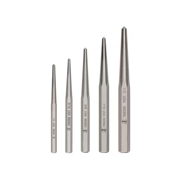 Center Punch Set, 5-Piece (1/4-1/2 in.), Mfr: PNC95002-A