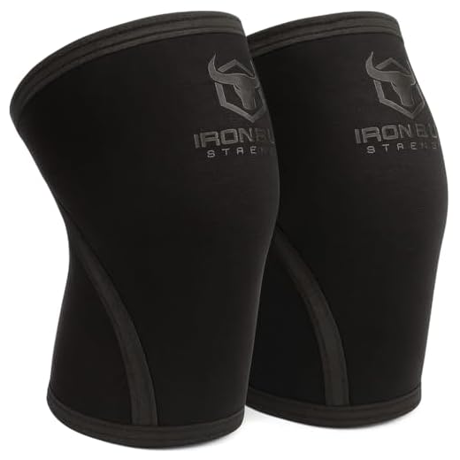 Knee Sleeves 7mm (1 Pair) - High Performance Knee Sleeve Support For Weight Lifting, Cross Training & Powerlifting - Best Knee Wraps & Straps Compression - For Men and Women (Black/Charcoal, Large)
