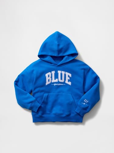 Image of GAP Boys' Get Blue Hooded Pullover