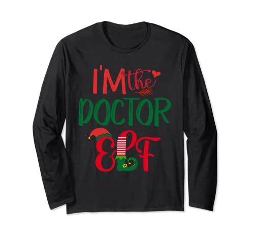 I'm The Doctor Elf - Pijama de Navidad para familia Manga Larga