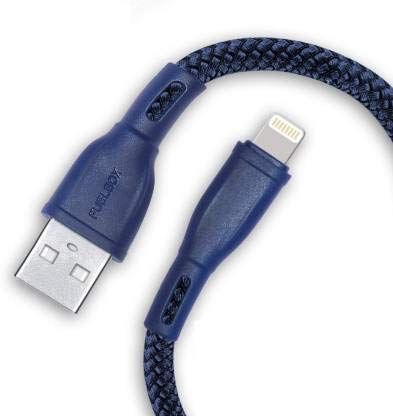 FuelBox® Nylon Tough Tested Braided USB Cable with Ultra Flexible & Durable Quick Charge & Sync Cable Compatible with iPhone/iPad/iPad Air/Mini/iPod Nano/Retina/Touch (1.5 Meter, Blue) (B082VBTBXM) Amazon Price History, Amazon Price Tracker