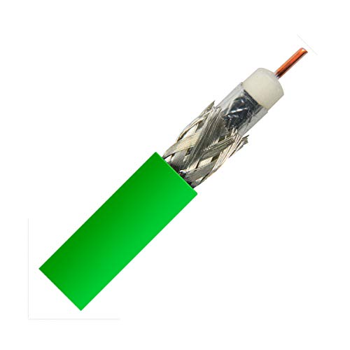 Belden 1694A HD/SDI 18AWG RG6 SerialDigital Coaxial Cable - 1,000 FEET (Green)