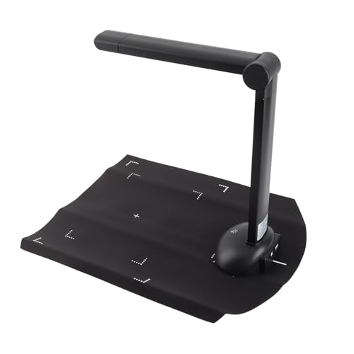 Keenso Scanner de documents portable haute définition avec lumière LED pour bureau, salle de classe, bibliothèque, réunion bancaire (H4)
