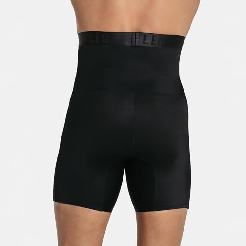 LEO Waist Slimmer Mens Underwear Girdle Compression - Tummy Control Shapewear Boxers Shorts For Men3