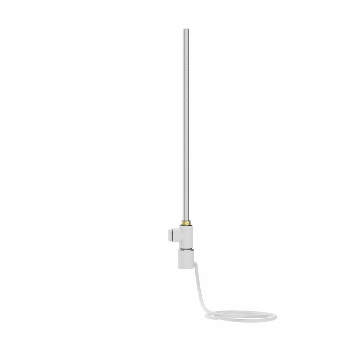 NRG 500W Dual Fuel Towel Rail Heating Element Kit, T-Piece White