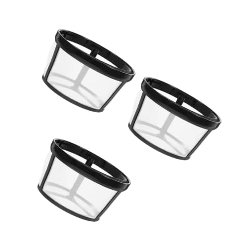 NUOBESTY 3 piezas Filtro de Café Reutilizable Cesta de Nylon para Cafeteras de Goteo Diseño Fácil Limpieza Original Compatible con Filtros Manuales de Unidades
