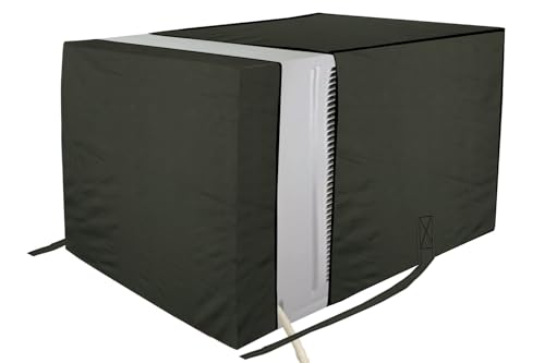 Image of The Furnishing Tree Elastic fit waterproof Polyester window ac cover compatible for Blue Star 2 Ton WFD324E Dustproof cover for inner and outer section, Military
