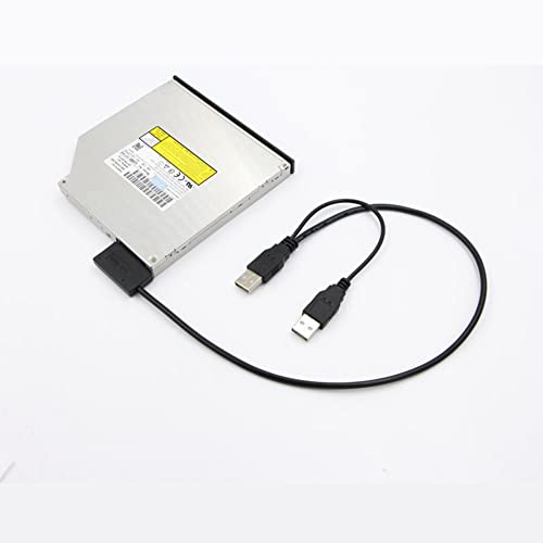 Cable SATA Slimline con alimentación USB 2.0 negro miniatura 3