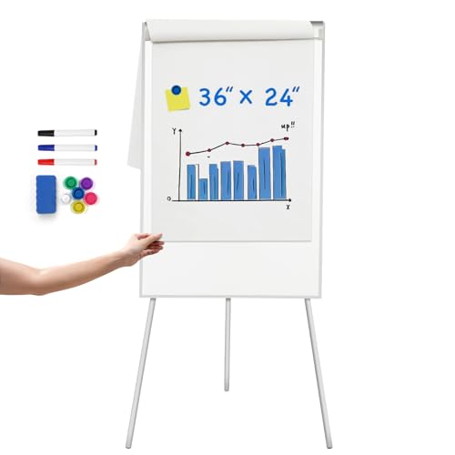 GESTONE Tragbares Faltbares Whiteboard mit Ständer 91,4x61cm