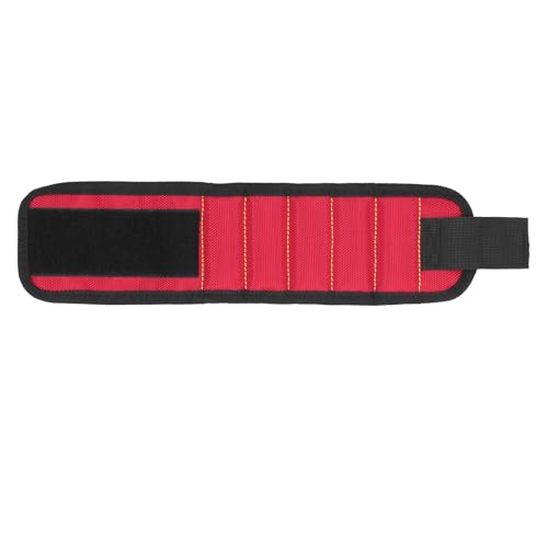 Magnetarmband-Werkzeuggitter für Band 15 Starkes Armband für Halter für Organizer-Pickup Fünf-Gitter-Armband Elektriker-Werkzeugtasche Adsorptionsschraubentasche Werkzeughalter