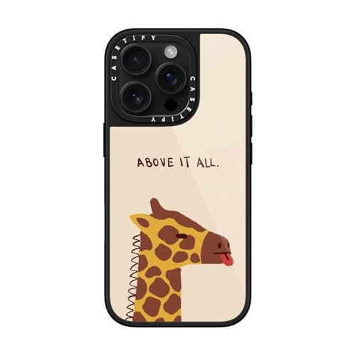 Coque iPhone 16 Pro Magsafe antichoc CASETiFY noire brillante