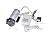 Aquatec 8800 Booster Pump Kit for up to 200 GPD RO Reverse Osmosis Water Filtration System for Both Standard and Manifold Type Systems 8852-2J03-B424 PSW-340 Made in USA