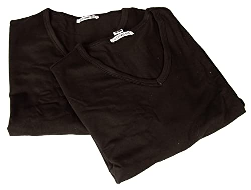T-shirt homme Bikkembergs lot de 2 col v en coton stretch