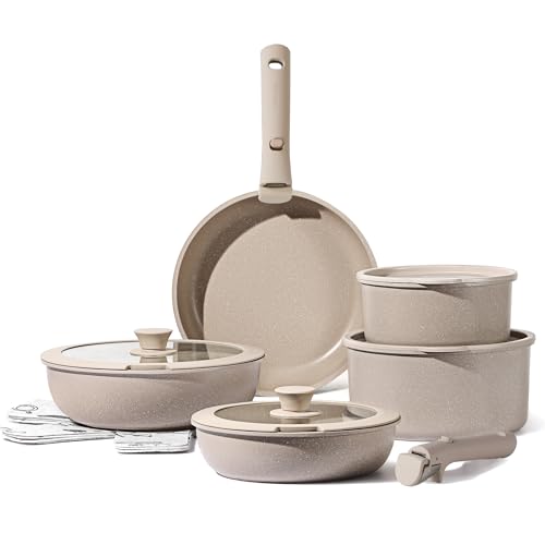 Imagen de CAROTE Juego de Cocina 15 Piezas con Asas Extraíbles