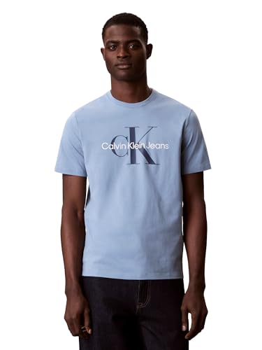 Image of Calvin Klein Men's Monogram Logo Crewneck T-Shirt