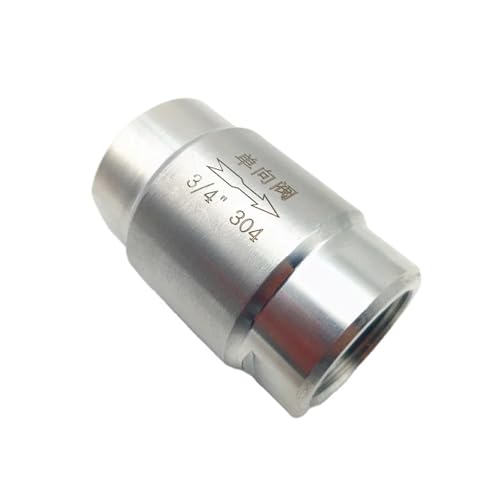 Válvula de retención 1/2 pulgada acero inoxidable 304 presión 6.4Mpa rosca macho unidireccional