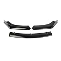 ECKBRJA Für Peugeot 508 MK2 R83 Spoiler Splitter Diffusor 508 S S S W GT Line 2018-2022 Pre-LCI Bodykits Tuning Front Bumper Lip Auto-Frontspoiler(Glänzend schwarz)