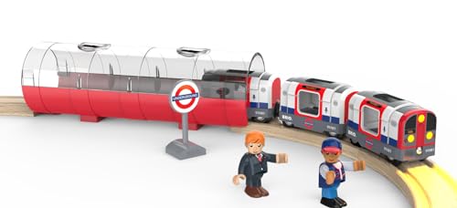 BRIO World – 36085 Trains of The World: London Underground Train | Train Engine Accessory, Fits Any BRIO Train Set for Kids Age 3 Years and Up