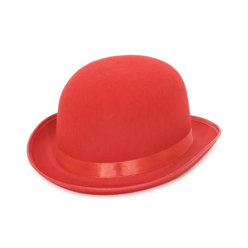 Chapeau de magicien femme bicolore en feutre structure haut de gamme