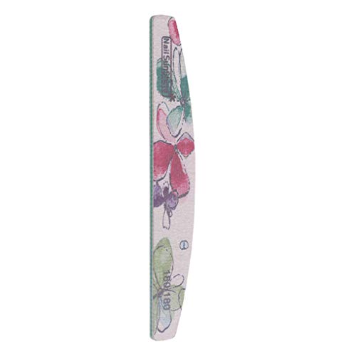 Guangcailun 180/180 Grit Nagelfeilen Floral Nail Maniküre Polierer Dateien 80/100 Buffer Brett Bunte Maniküre Polierer… – Bild 8