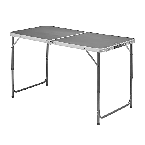 Hi-Gear Double Picnic Table, Ideal for the Beach, Picnics, Festival Essentials, Camping Accessories Camping Equipment, Caravanning, Garden Furniture