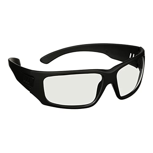 Image of Maxim 3M Elite 1000 Series, MXE1001SGAF-BLK, Black Frame, Scotchgard Anti-Fog Coating, Clear AF-AS Lens