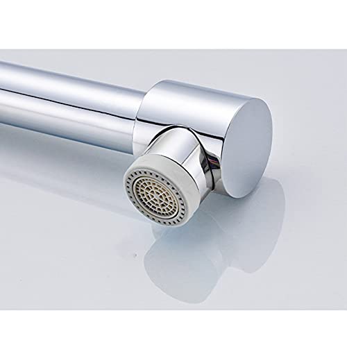 Robinet de cuisine mitigeur double mode evier laiton brossé 360