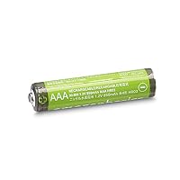 Amazon Basics 4er-Pack wiederaufladbare AAA-NiMH-Akkus mit hoher Kapazität, 850 mAh, 1,2 V, bis zu 500-mal aufladbar, vorgeladen – Ansicht 3