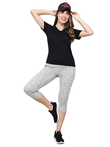Image of Jockey AW89 Women's Super Combed Cotton Rich Fabric Relaxed Fit V-Neck Half Sleeve T-Shirt
