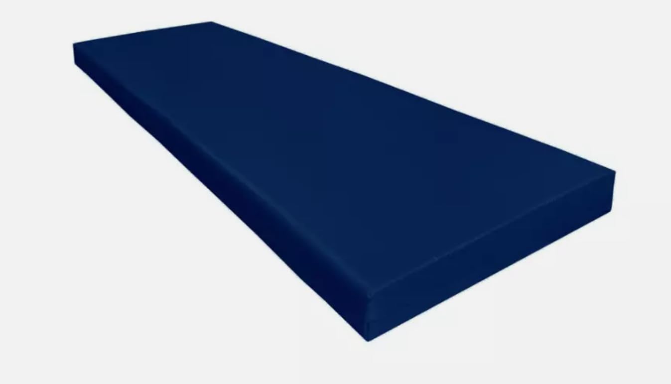 Shikra ORTHOPAEDIC CAMPER VAN FULL MEMORY FOAM MATTRESS, JUST FOAM (190cm x 60cm x 12.5cm, Navy Blue)