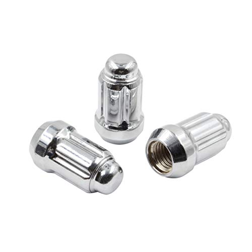 image for Wheel Accessories Parts Set of 24 Chrome 1/2 Lug Nut Kit 1.38