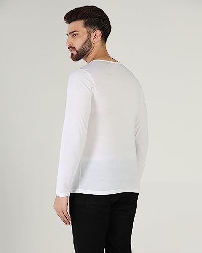 Image of INKKR Regular Fit Style V-Neck Full Sleeve T-Shirts for Men