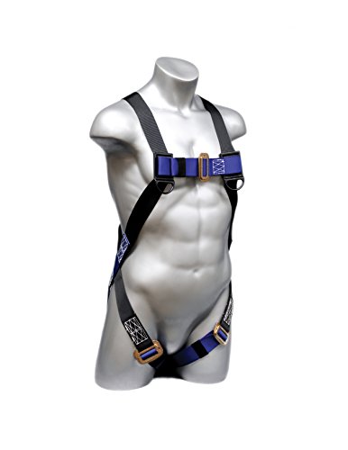 Elk River Construction Plus Harness, 1 D-Ring, Polyester/Nylon, Fits Sizes Small to X-Large, Wholesale Pack #1