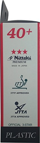 Nittaku Premium 40+ Plastic TT Balls (12)